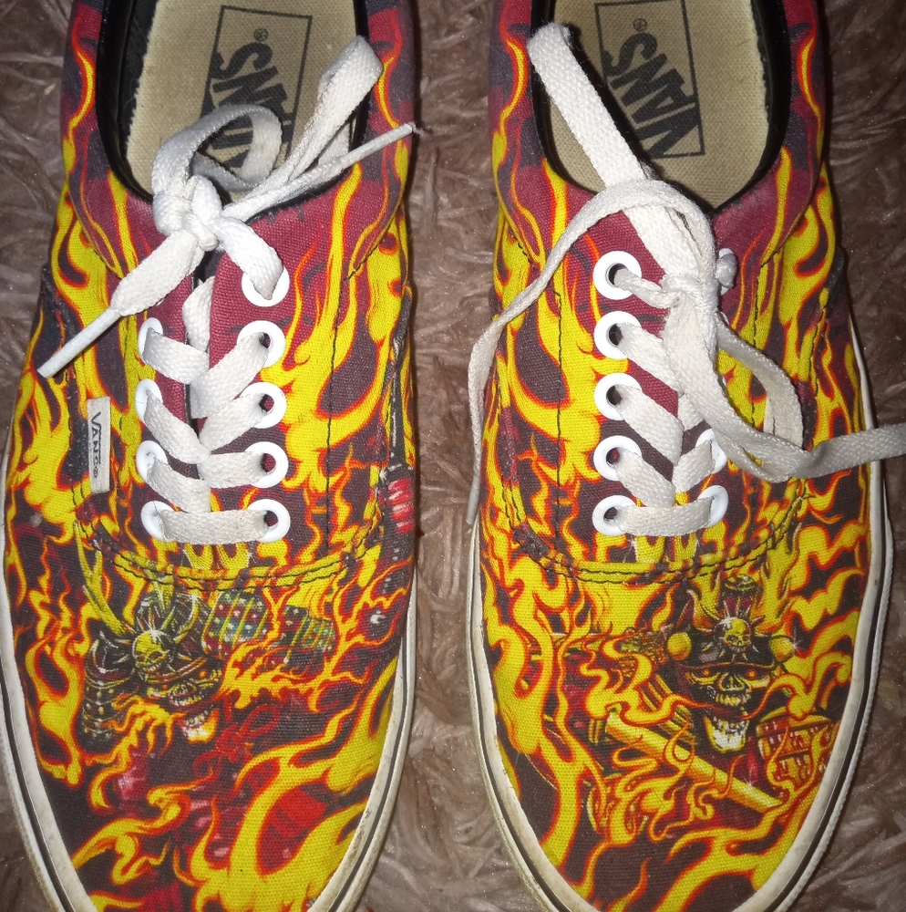 Men's Skull Print Vans